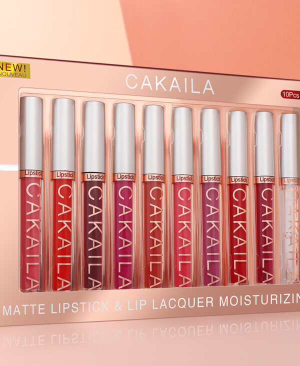 Pack Of 10 Matte Nonstick Cup Waterproof Lip Gloss