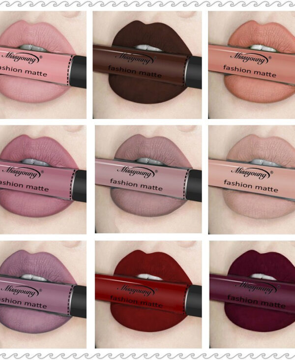 Lip Gloss Liquid Lipstick Non-Stick Cup Matte Makeup Llipstick